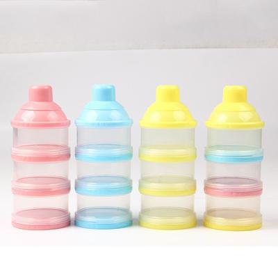 【廣州廠家專(zhuān)業(yè)生產(chǎn) 便攜粉格 三層透明奶粉盒 喂養(yǎng)餐具】?jī)r(jià)格_廠家_圖片